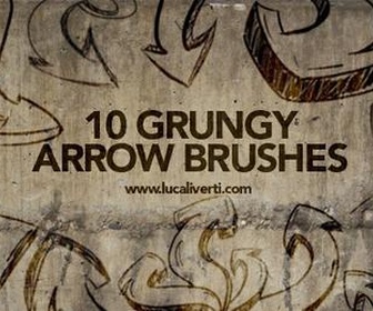 Grungy Arrow  Brushes
