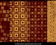 Grungy Fiery Red Patterns