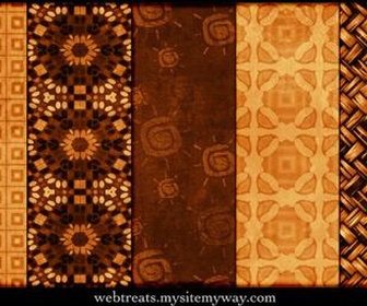 Warm Amber Patterns