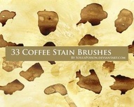 Coffee Stain Brushes set
