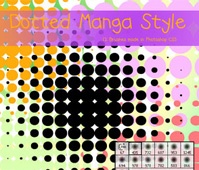 Dotted Manga Style Brushes