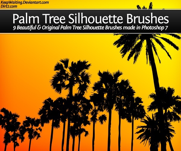9 Palm Tree Brushes