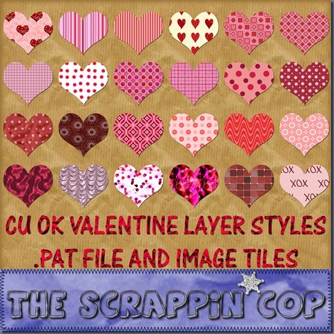 Valentine Styles and Patterns