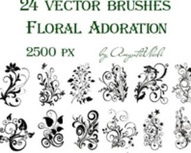 Brushes Floral Adoration