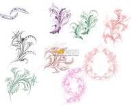 Flowery Ornaments