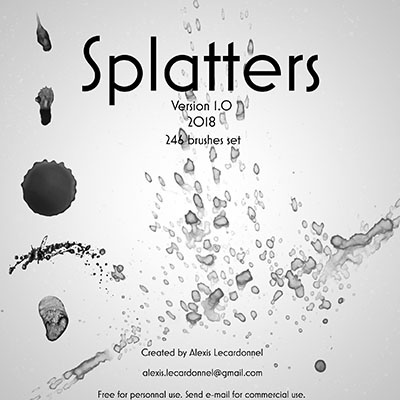 Splashy splatters