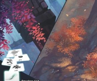 Leaves Brush set