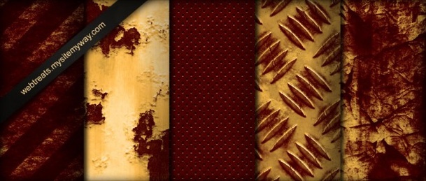 Dark Rusted Industrial Textures