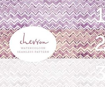 Chevron Watercolor Pattern
