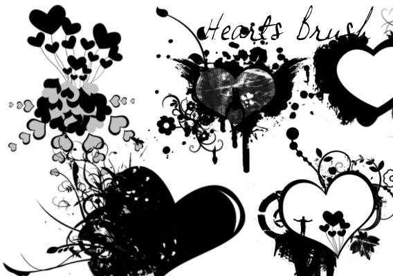 Hearts & Love Brushes