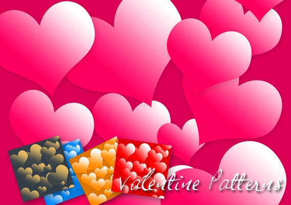 Heart Patterns for Photoshop