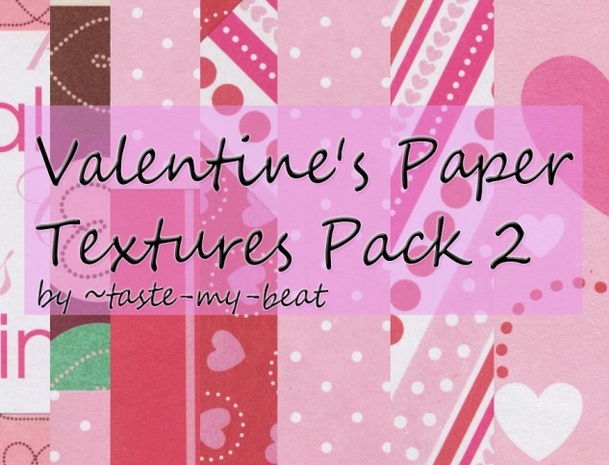 Valentine’s Paper Textures  Pack 2