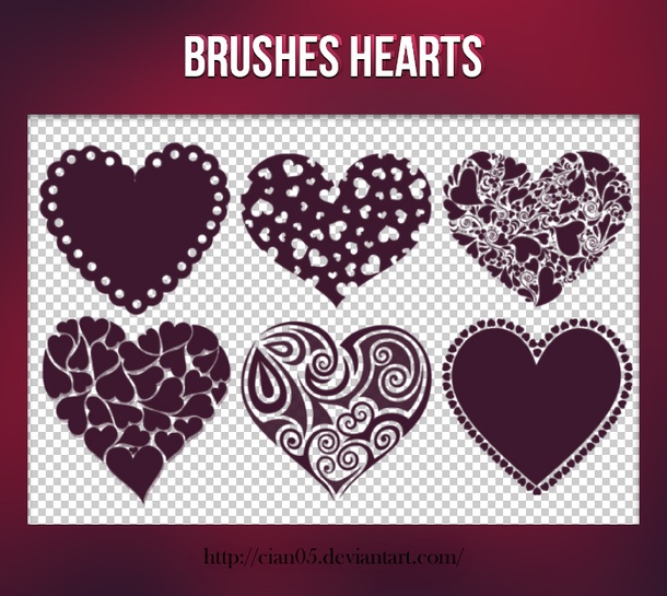 Heart Shapes Brushes