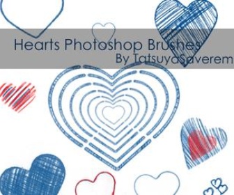 Photoshop Brushes- Hearts