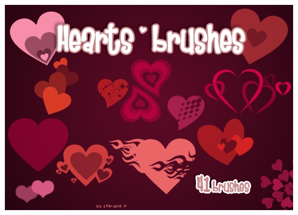 Hearts Brushes