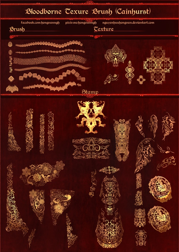 Bloodborne Brushes and Textures