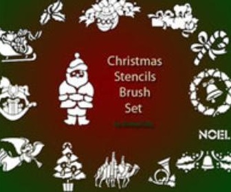 Christmas Brush Set