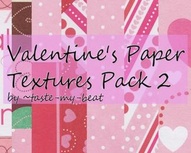 Valentine’s Paper Textures  Pack 2