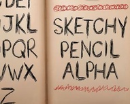 Sketchy Alphabet