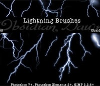 Lightning Photoshop Brushes