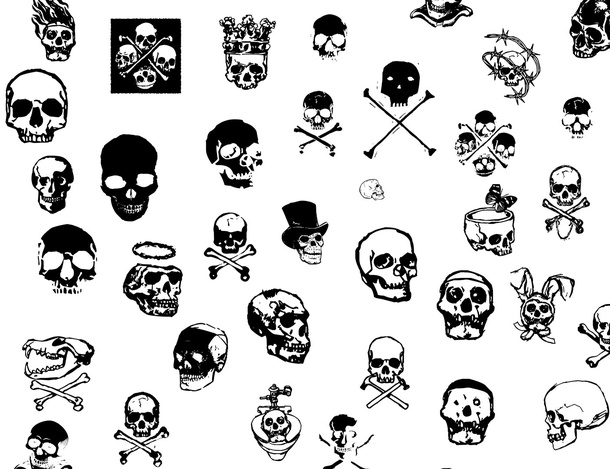 Skulls Collection - Brushes - Fbrushes