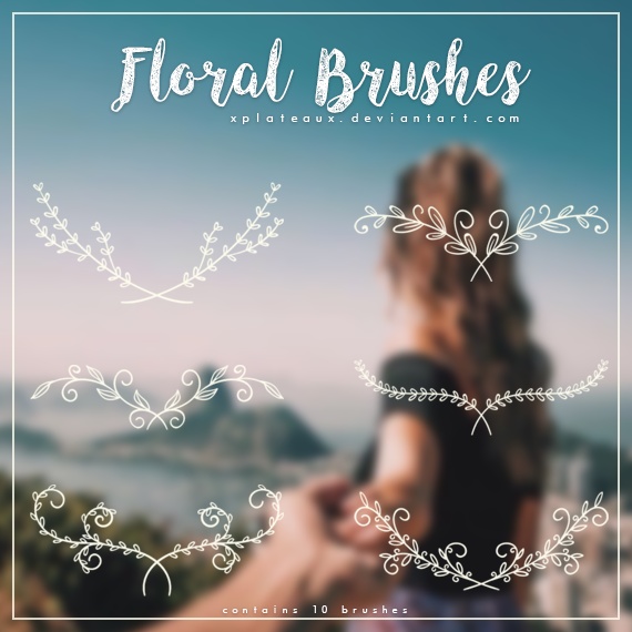 Floral Brushes Set