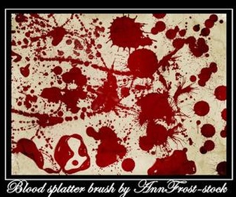 Blood Splatter Brush