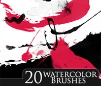 20 watercolor Brushes