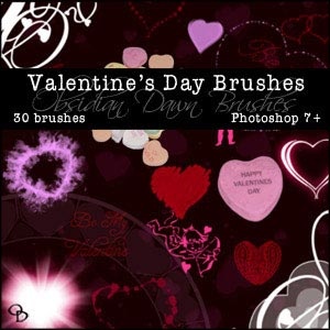 Valentine’s Day Brushes