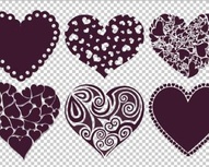 Heart Shapes Brushes