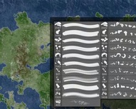 Map Land Brushes
