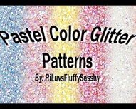 Pastel Color Glitter Patterns