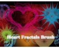 Fractal Heart Brushes for Photoshop