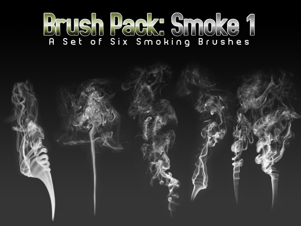 6 Smoke Brushes
