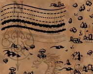 Calligraphic Cartography Brushes