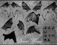Bat Demon Wings