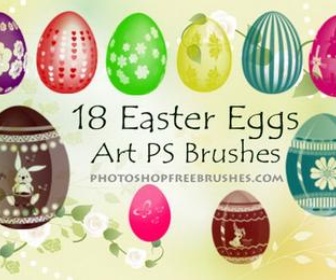 Easter Eggs Brushes