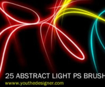 25 Abstract Light Brushes Vol.1