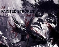 Paint strokes hi-res