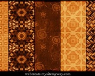 Warm Amber Patterns