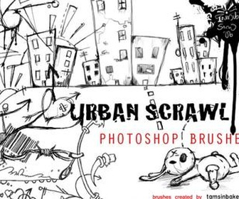 Urban Scrawl Brush Pack