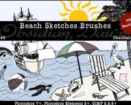 Beach Sketch Brushes
