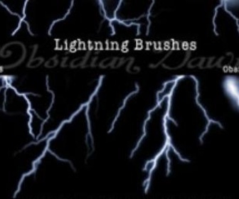Lightning Photoshop Brushes