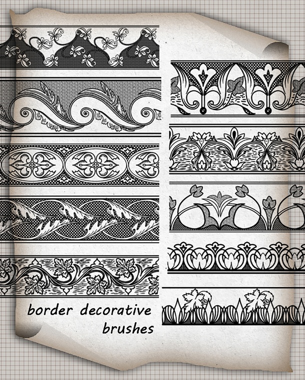 Straight Edged Borders