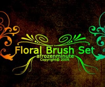 Floral Brush Set