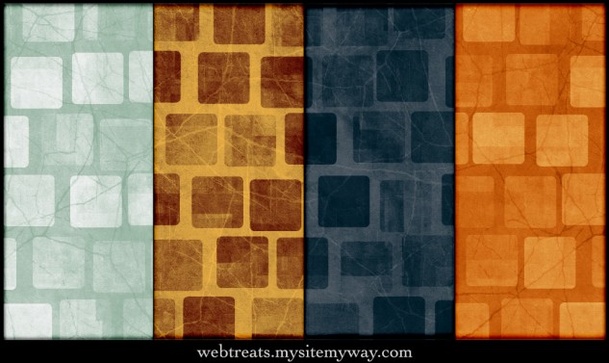 Grungy Abstract Squares Patterns