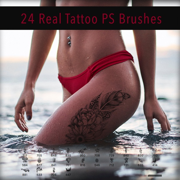 Realistic Tattoo Brushes