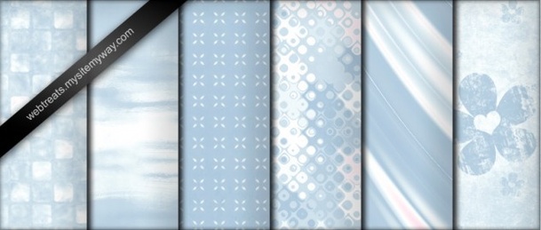 Baby Blue Photoshop Patterns Pack 1