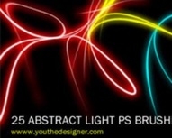 25 Abstract Light Brushes Vol.1