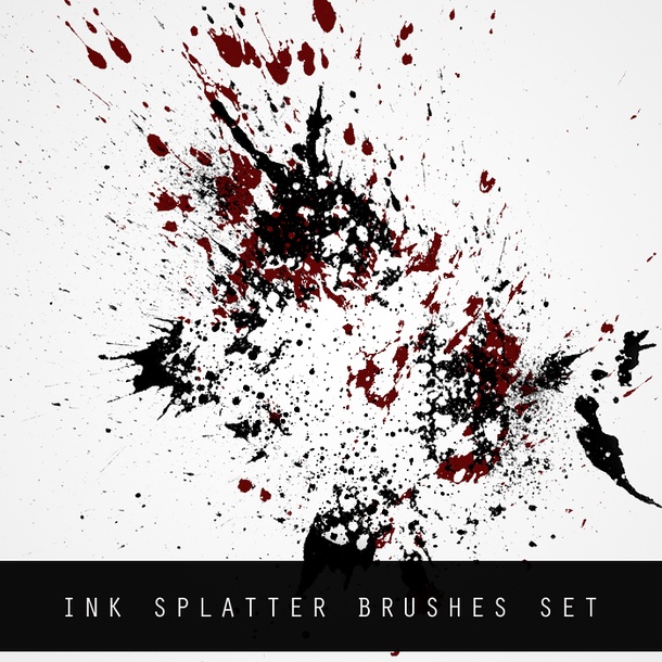 Ink Splatter Brush Photoshop
